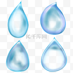 水滴滴落图片_半透明写实的液体果汁水滴滴落