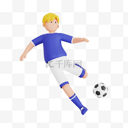 比赛足球图片_3DC4D立体世界杯足球比赛踢球人物