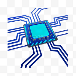 电子奖章图片_3DC4D立体电子科技芯片电路板