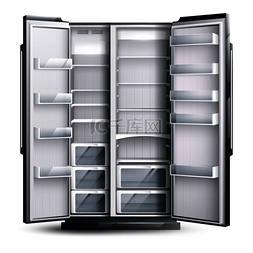 冰箱组织单色设计理念，在白色背