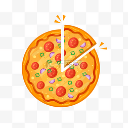 披萨比萨图片_卡通披萨图案