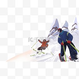 冬奥会运动滑雪运动员