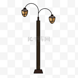 城市设施街道灯柱