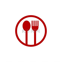 餐厅应用程序主题徽标模板餐厅应