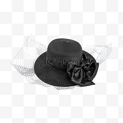 黑色蝴蝶结图片_黑色蝴蝶结帽子