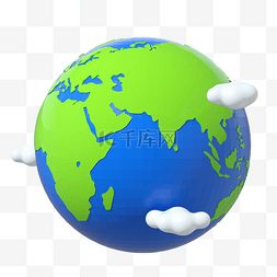 3D立体C4D地球