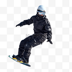 冬季人物滑雪冬季