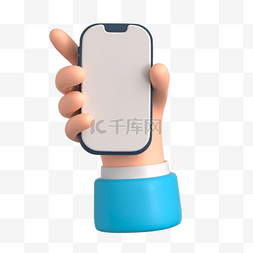 手指划动手机图片_3D立体手拿屏幕 拿手机