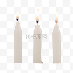 白色蜡烛图片_清明清明节祭奠祭祀白蜡烛