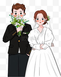 结婚证模版图片_新婚结婚新郎新娘