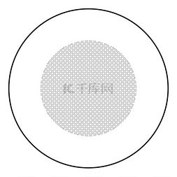 圆形过滤器材料图标在圆形圆形轮
