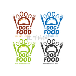 狗食品标志模板