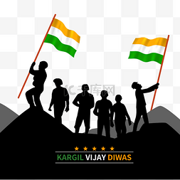 flag图片_kargil vijay diwas the soldier carried flag