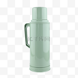 保温热水瓶容器绿色