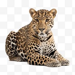一只豹子免扣摄影动物