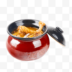 砂锅炖鸡鸡汤