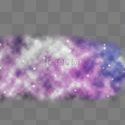 紫色星云宇宙流星背景