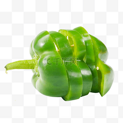 圈辣椒图片_绿色有机蔬菜青椒
