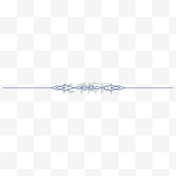 简洁线条图片_深蓝欧式菱格简约分割线