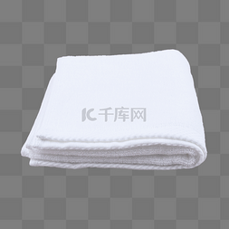白色毛巾织物干燥面巾