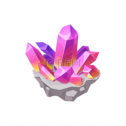 水晶宝石或宝石、矿物宝石和宝石