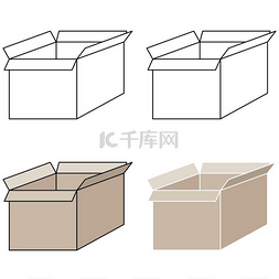 giftbox图片_带有挑选路径的浅棕色礼物盒。带