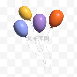 节日气球氛围图片_立体节日气球装饰