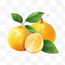 夏季图片_卡通手机夏季水果橙子