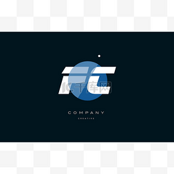 蓝色字母c图片_fc f c 蓝色白色圈大字体字母公司