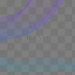 紫色纹理线条图片_蓝色波浪渐变曲线线条科技