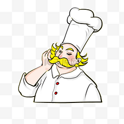 厨师卡通波普艺术