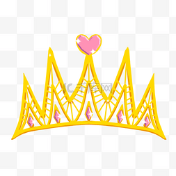 金色公主钻石王冠