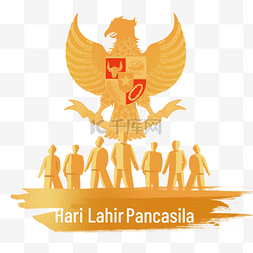 哈萨克国旗图片_Hari Lahir Pancasila印度尼西亚Pankasira