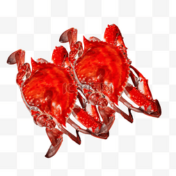 中秋节螃蟹海鲜海蟹梭子蟹