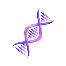 基因链图片_螺旋图标遗传医学载体符号螺旋分