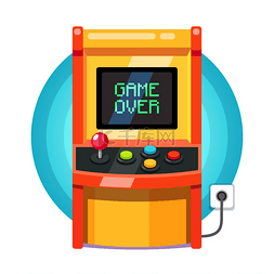 machine图片_Retro arcade machine