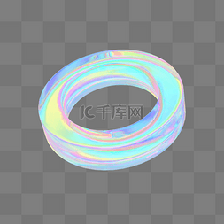 透明图标图片_3d玻璃圆环立体