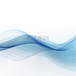 蓝色线条科技线条图片_蓝色曲线线条科技元素