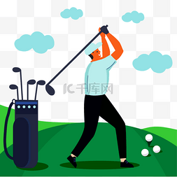 童男子图片_韩国运动加油体育项目男子高尔夫