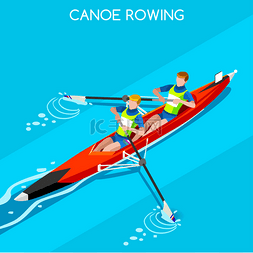 2016图片_奥运会皮划艇划艇无氧双人夏季运