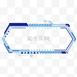 卡通科技未来商务边框