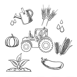 农业和农场用拖拉机水、喷壶、植