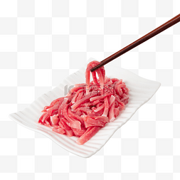 京酱肉丝面图片_鲜肉丝瘦肉食材