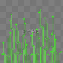 coach制造图片_绿色电子芯片电路图科技线条