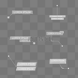 黑白简约图片_黑白简约标注边框套图