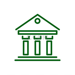 传统建筑背景图片_希腊建筑信息图表表示政府或司法