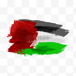 palestine flag color block