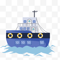 游艇图片_蓝色轮船旅游游轮