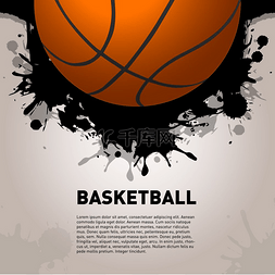 篮子矢量矢量图片_篮球运动主题矢量艺术。