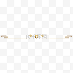 古典烫金图片_新年烫金祥云梅花分割线